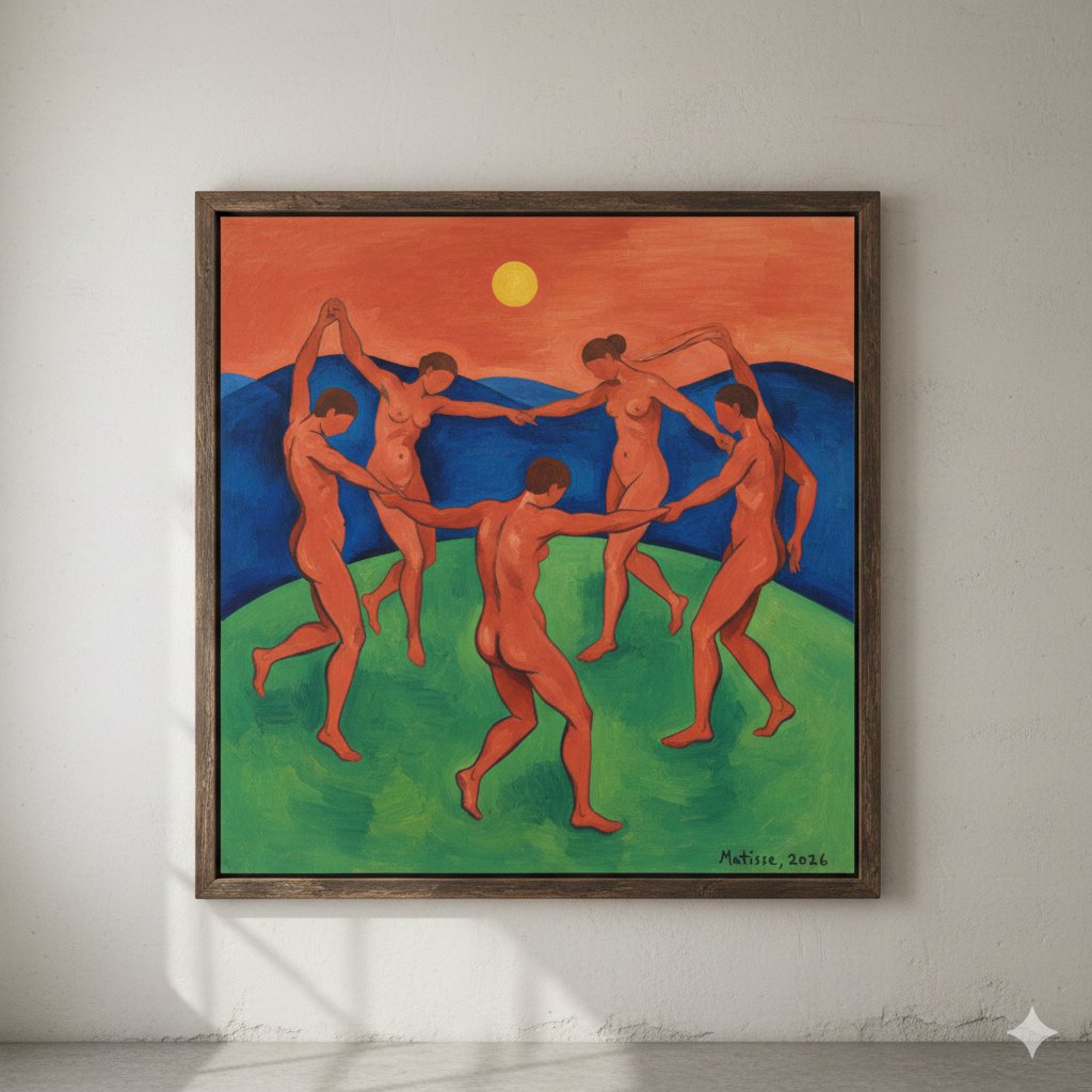 AI Prompt for Matisse-Inspired Dance Style Image Generation