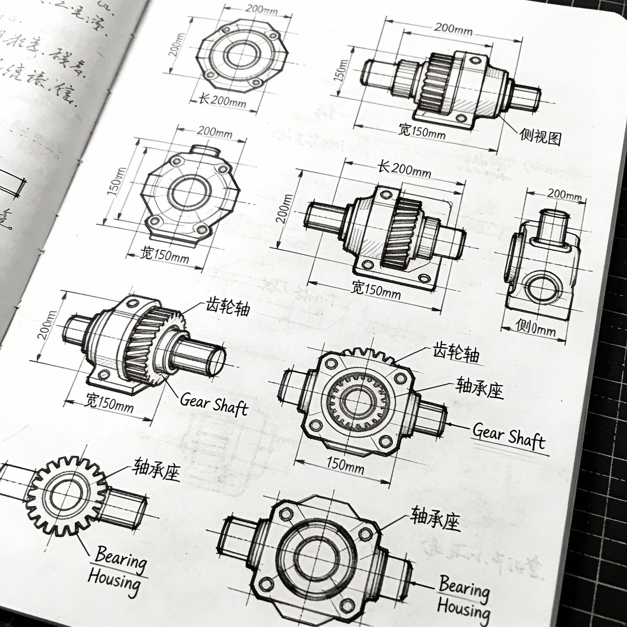 AI Prompt for Mechanical Design Sketch Notes: Vector Diagrams, Retro Illustrations, and Engineering Images