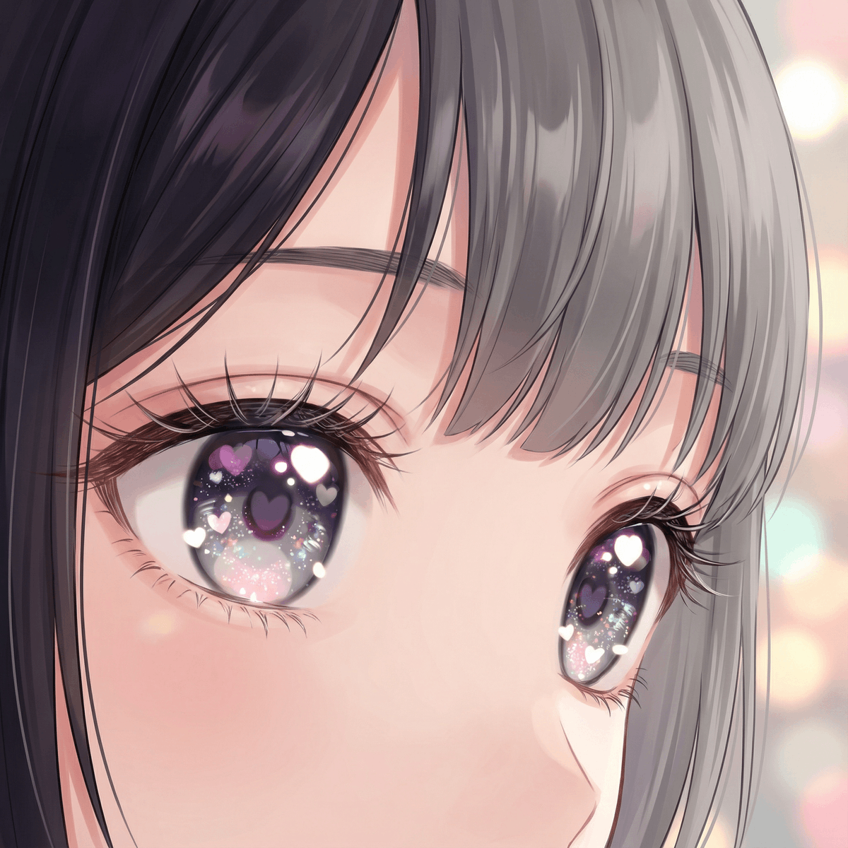 AI Prompt for Modern Anime Girl Character Portrait for Art and Social Media