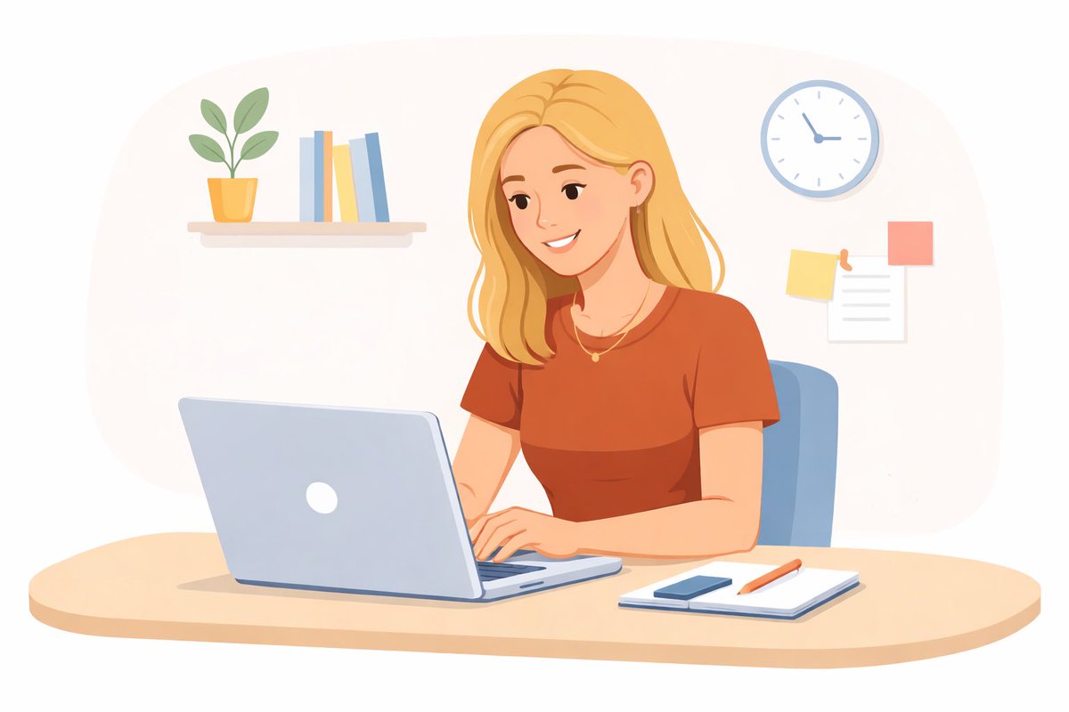 AI Prompt for Modern Graphic Design Woman Flat Vector Illustration