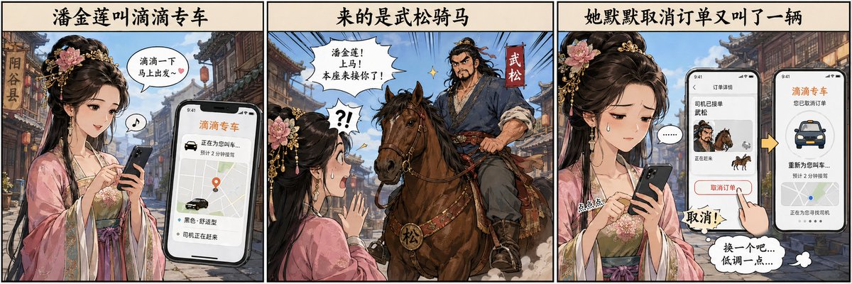 AI Prompt for Modern Ride-hail Car Comics and Funny Illustrations
