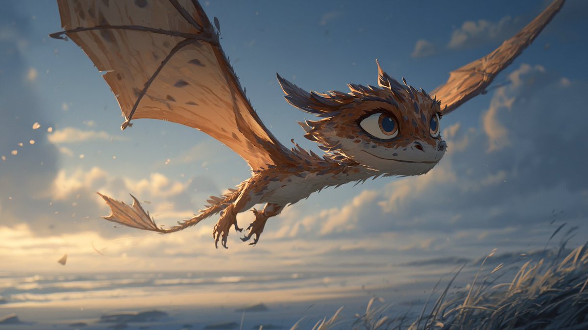 AI Prompt for Multi-Panel Comic Illustration with Boy and Dragon