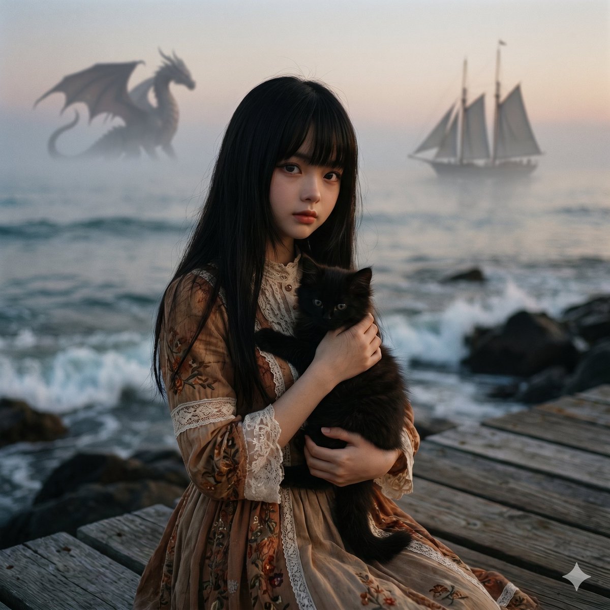 AI Prompt for Music-to-Image Generation: 'Puff, the Magic Dragon' Inspiration
