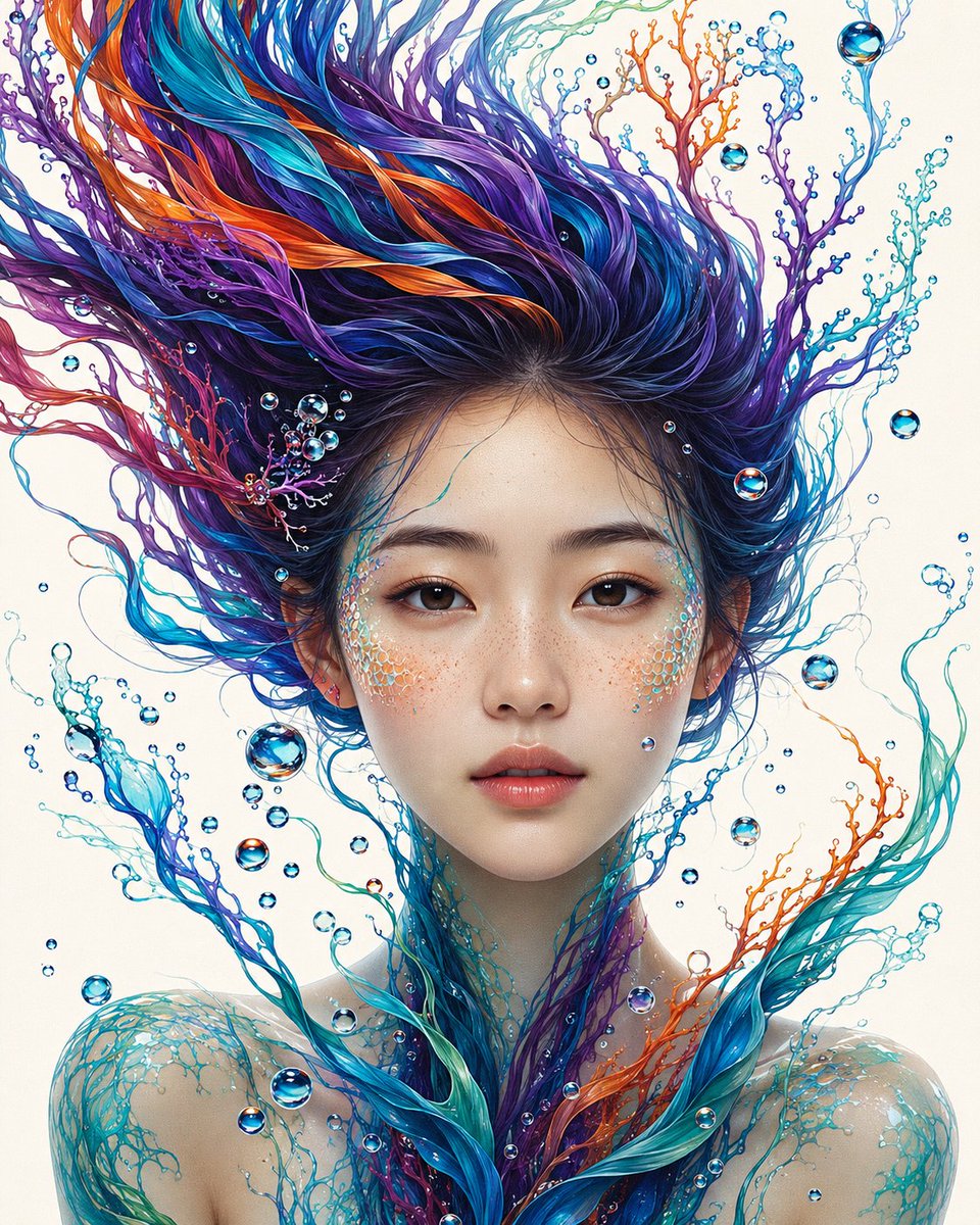 AI Prompt for Mystical Water Spirit Illustration