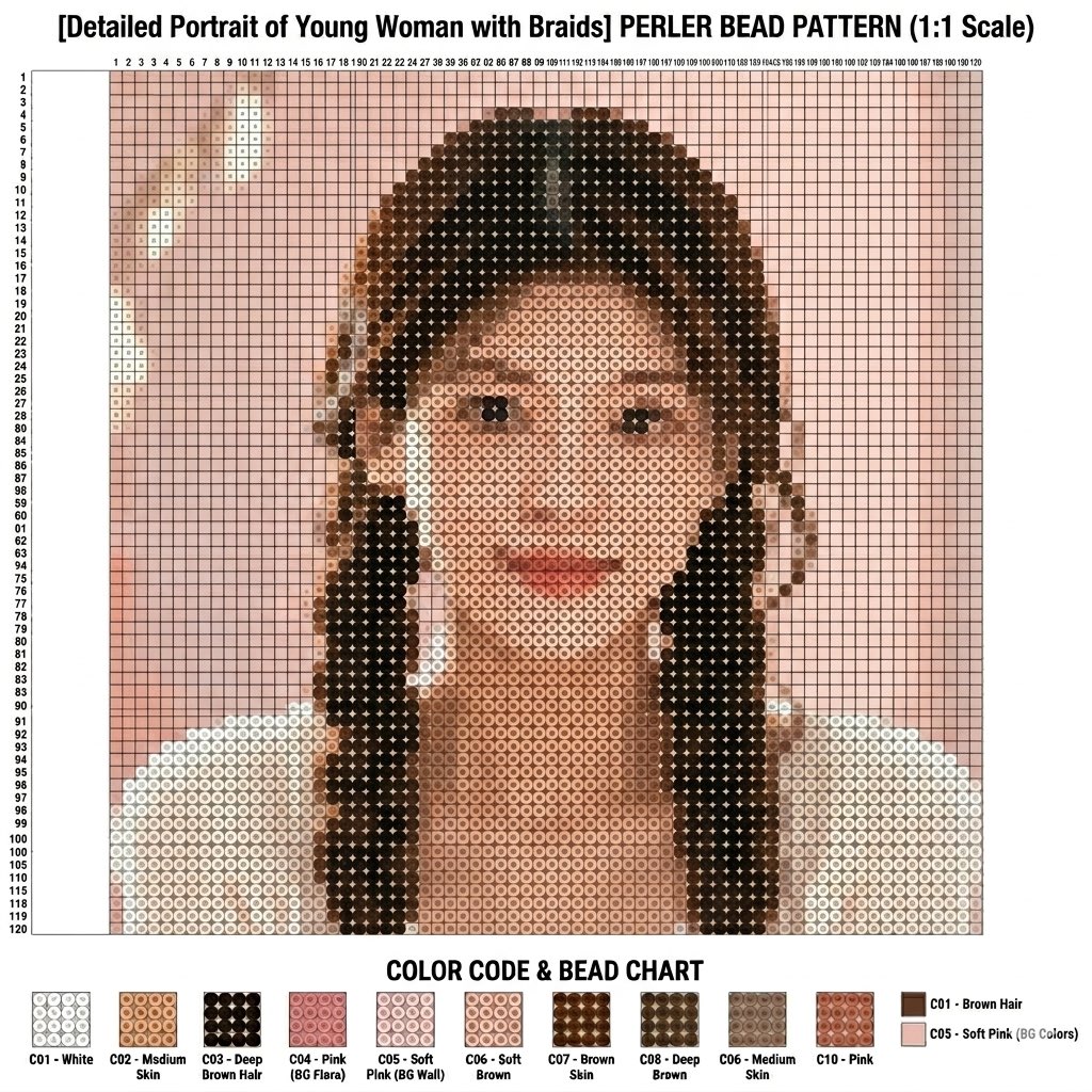 AI Prompt for Perler Bead Pattern Generation