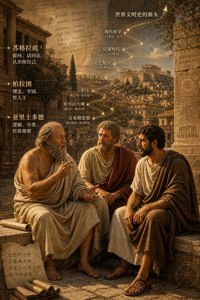 AI Prompt for Philosophical Art: Ancient Greek Sages in Conversation