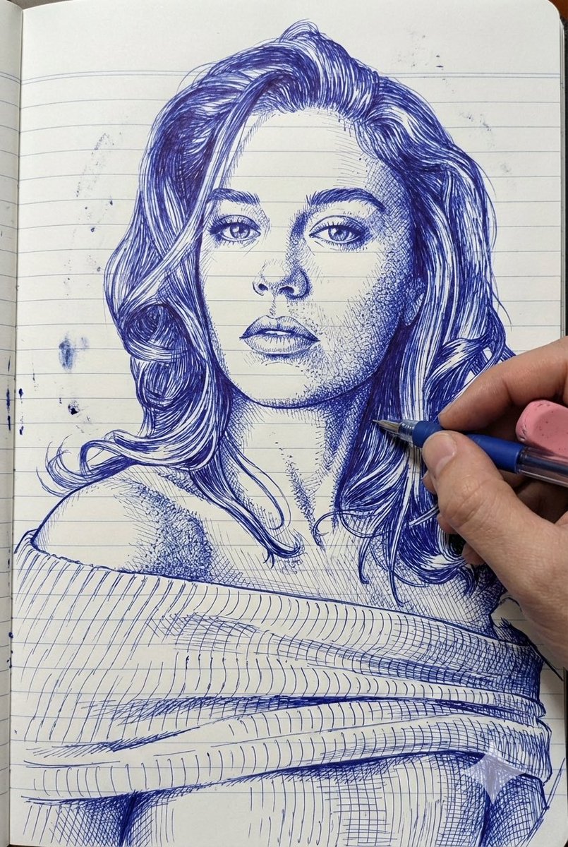 AI Prompt for Photo-Style Line Art Portrait with Editorial Illustration Twist