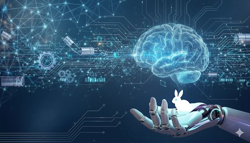 AI Prompt for Physical AI Illustration with Custom Rabbit Logo