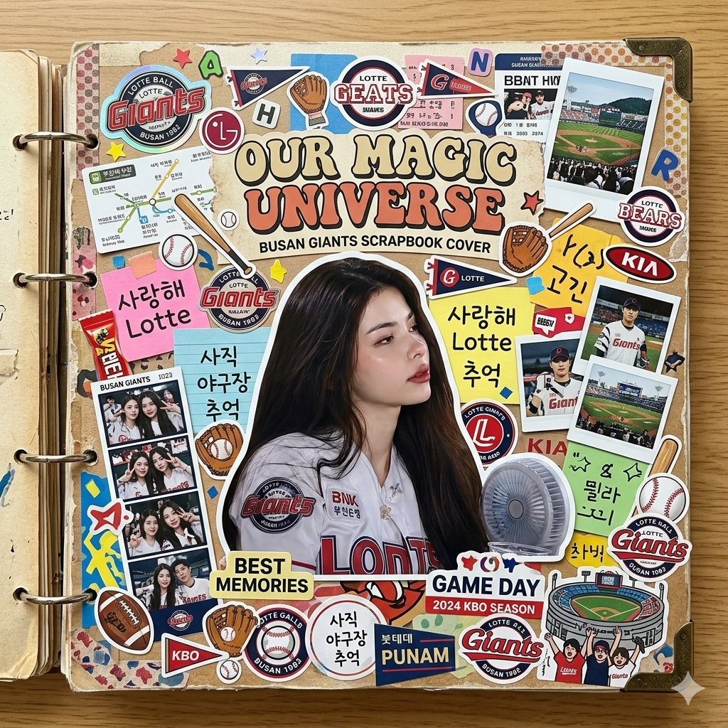 AI Prompt for Polished Retro-Inspired Scrapbook Sticker Collage Effect
