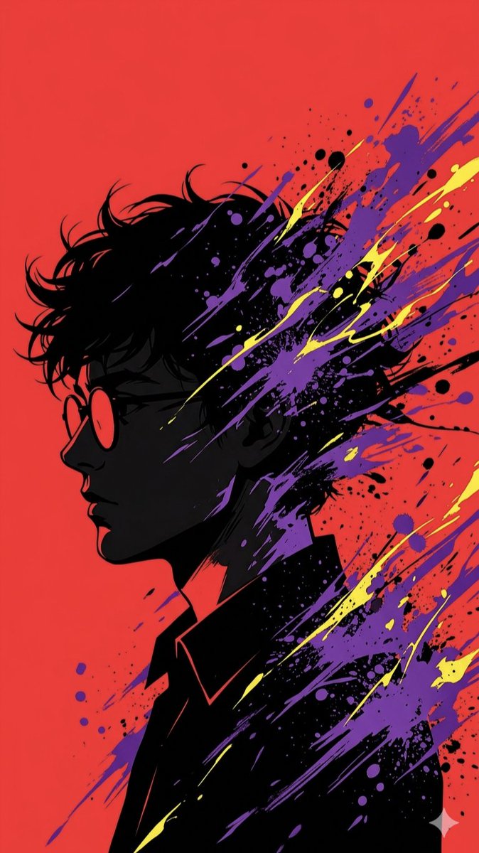 AI Prompt for Pop Art Silhouette Splatter Avatar and Portrait Design