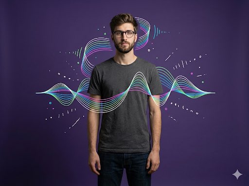 AI Prompt for Realistic Audio Wave Portrait