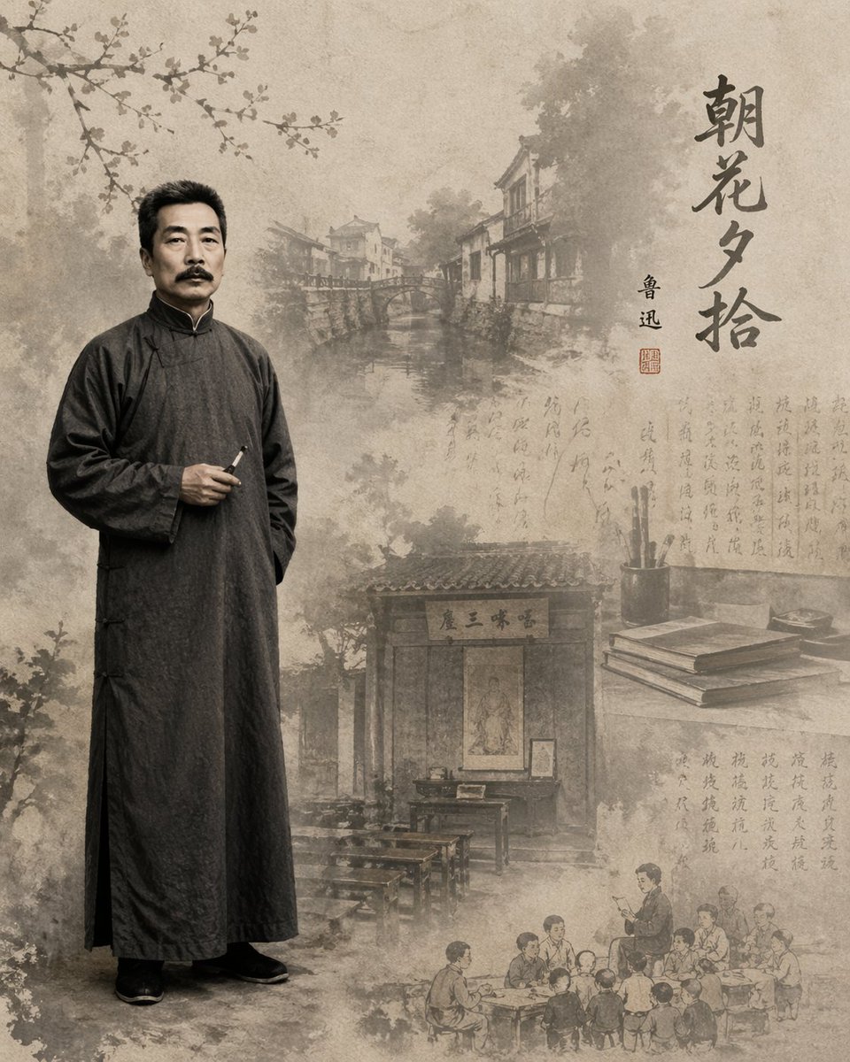 AI Prompt for Realistic Chinese Literature Illustration
