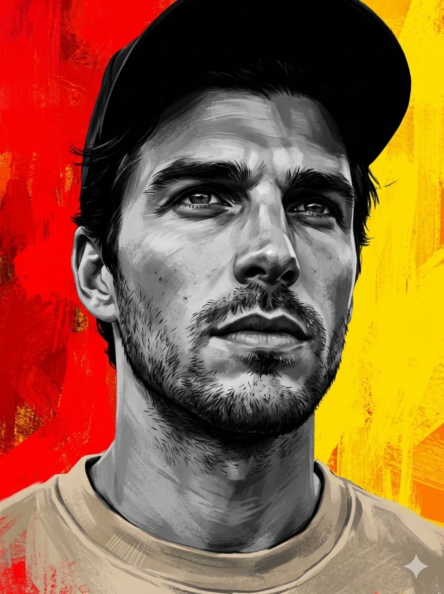 AI Prompt for Realistic Gray Portraits with Abstract Backgrounds