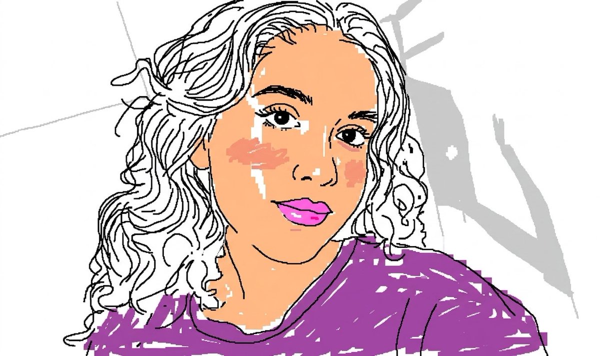 AI Prompt for Retro MS Paint-Style Illustration with Character Drawing