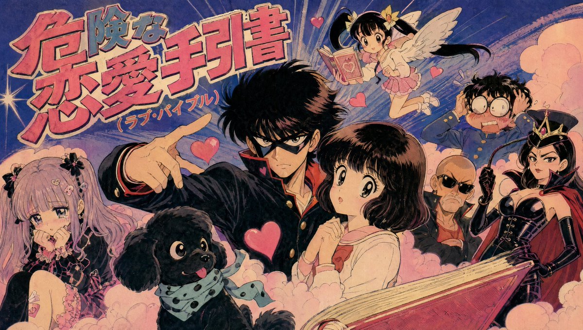 AI Prompt for Retro-Style Anime/Manga Cover Art