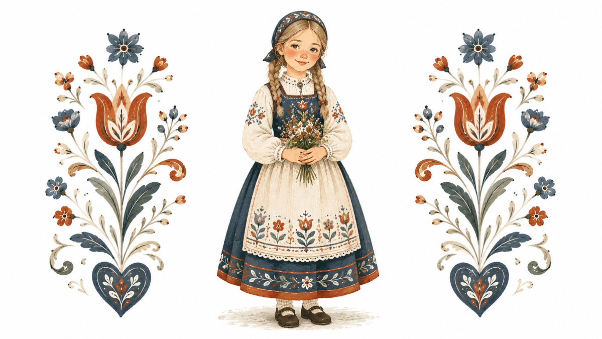 AI Prompt for Scandinavian Folk-Art Style Illustrations