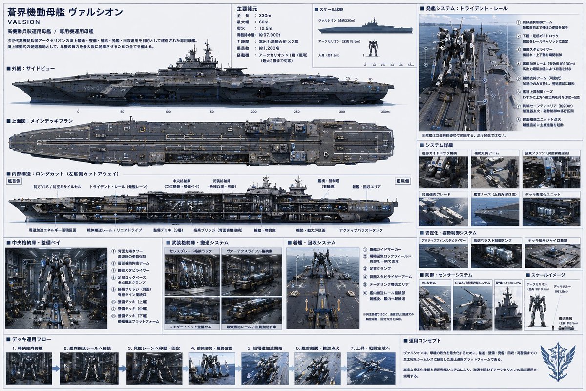 AI Prompt for Sci-Fi Mecha Carrier Infographic: Generate Cyberpunk Vessel Schematics