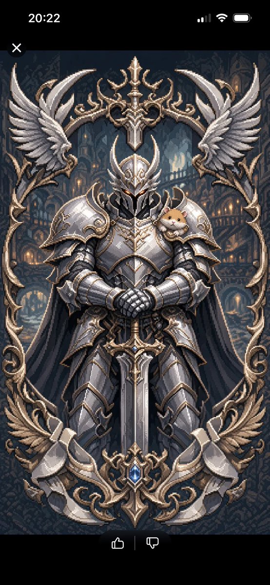 AI Prompt for Semi-Pixel Armored Warrior Pixel Art Character