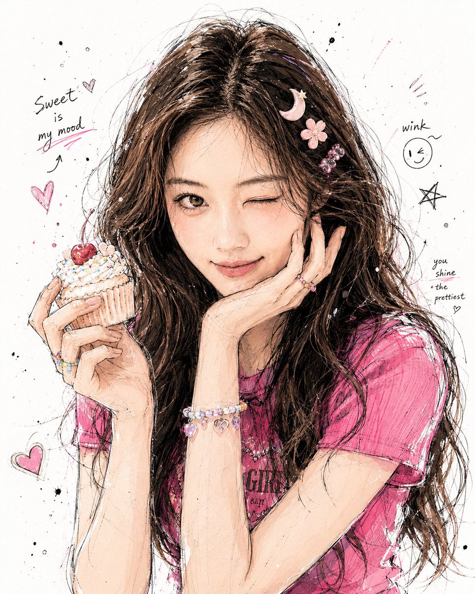 AI Prompt for Semi-Realistic Korean-Style Illustration Poster Art