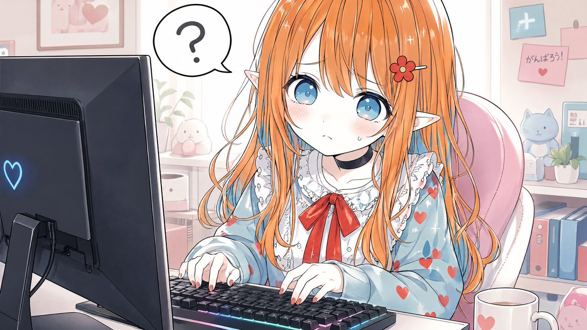 AI Prompt for Soft Pastel Anime Elf Girl Illustration