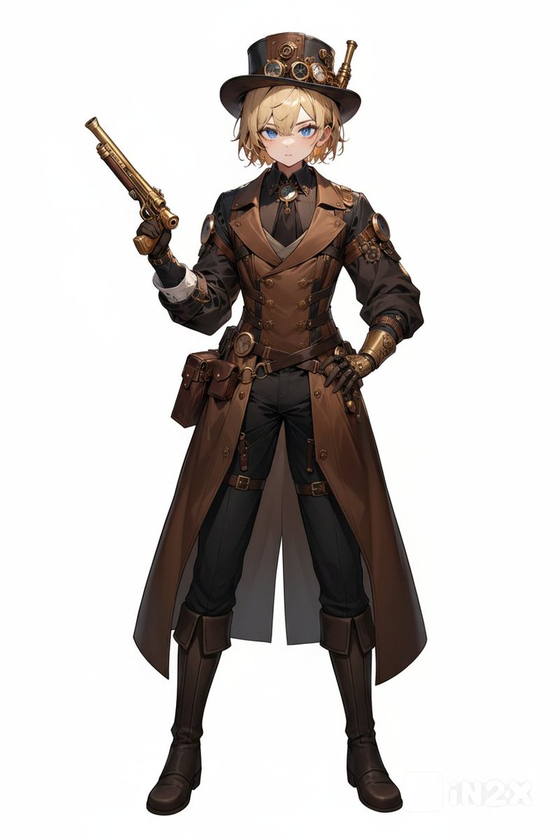 AI Prompt for Steampunk Anime Character Design and Illustration
