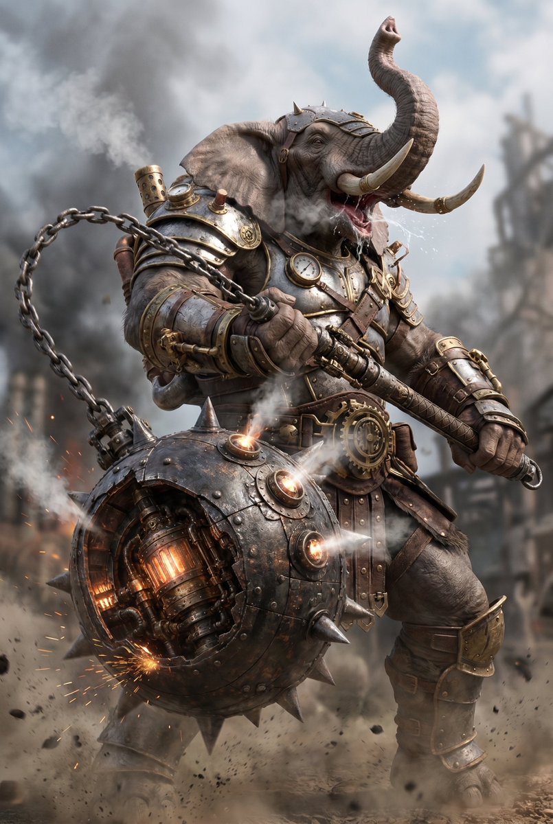 AI Prompt for Steampunk Warrior Art: Generate a Cinematic Battle Illustration