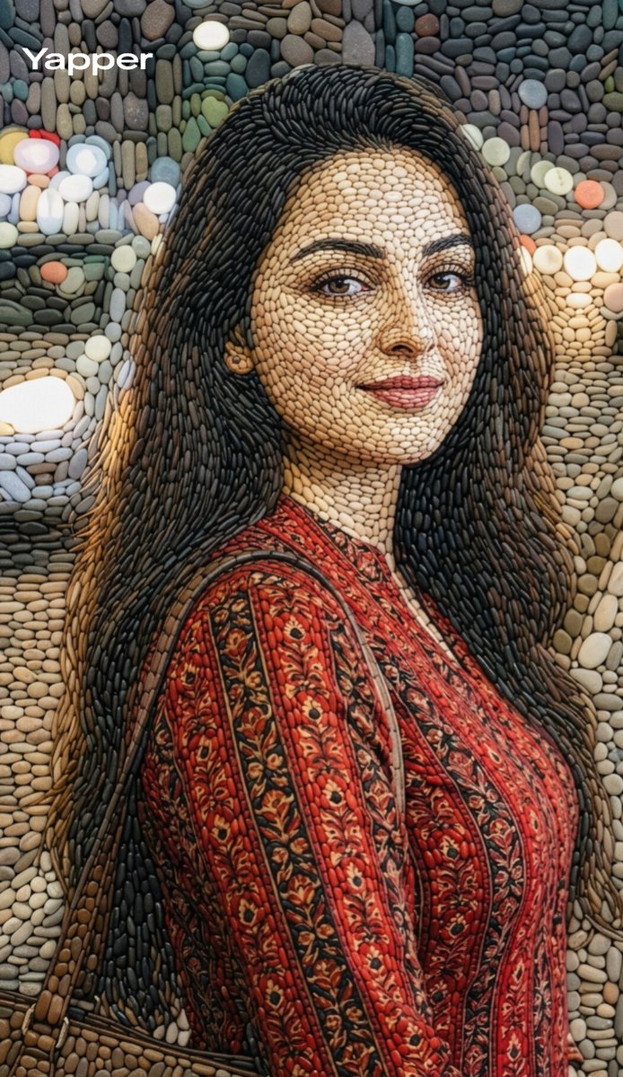 AI Prompt for Stunning Pebble Mosaic Portraits