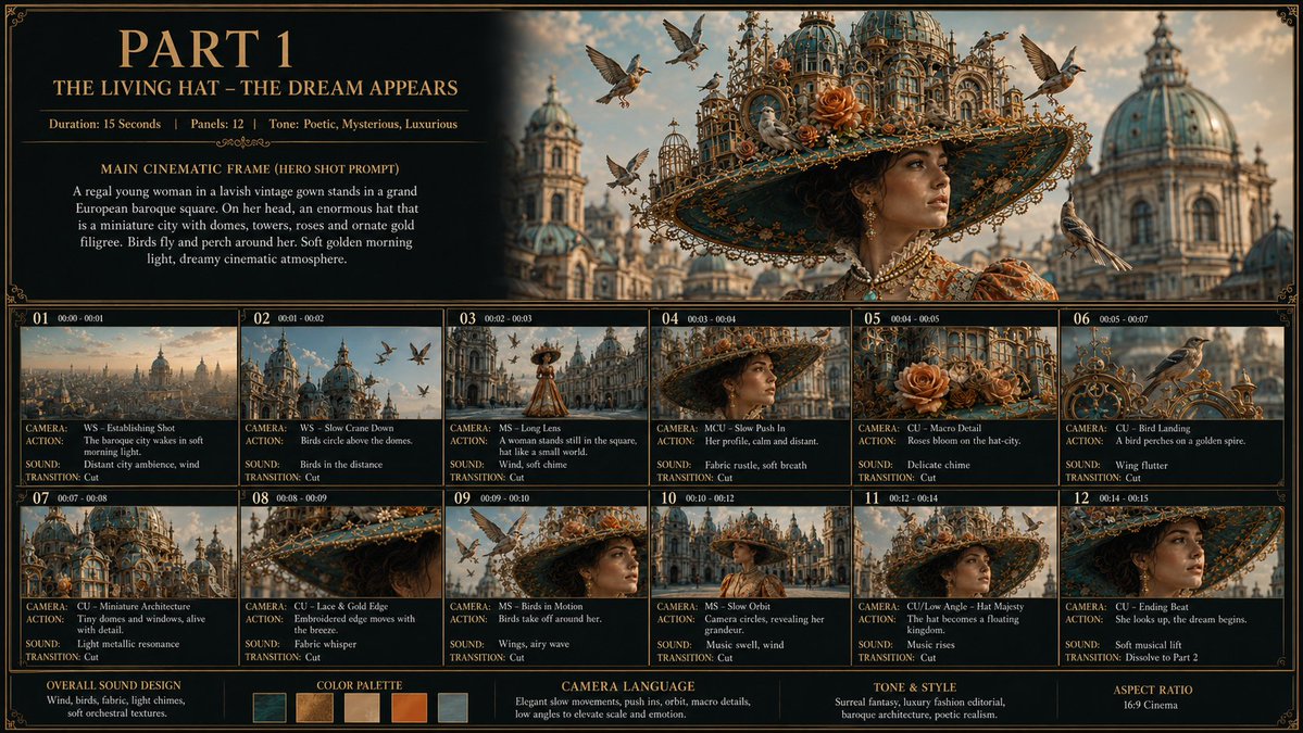 AI Prompt for Stylish Film Storyboard Illustrations
