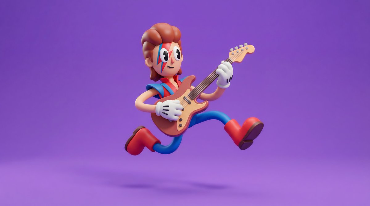 AI Prompt for Stylized 3D Rubberhose Character