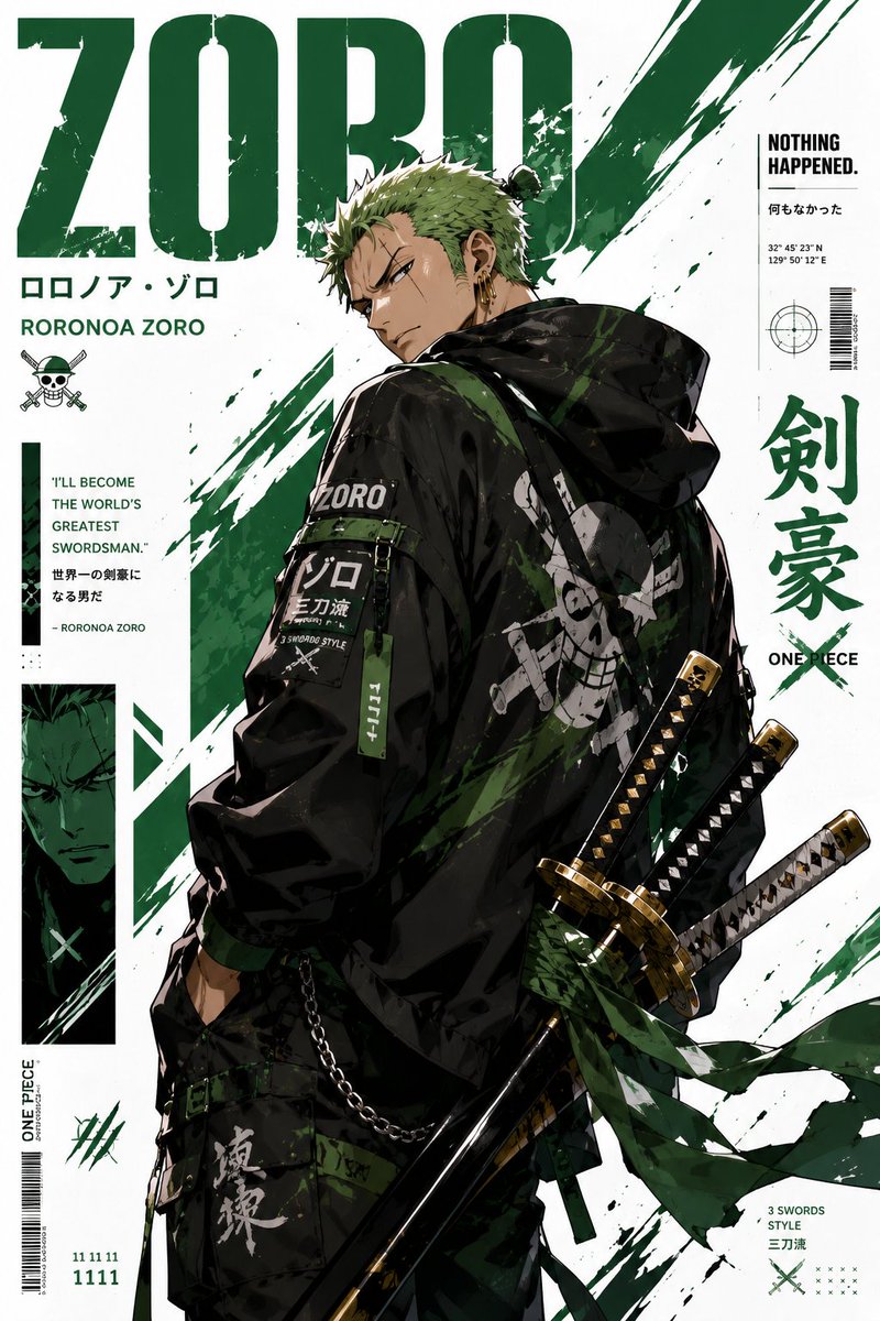 AI Prompt for Stylized Anime Streetwear Character Posters