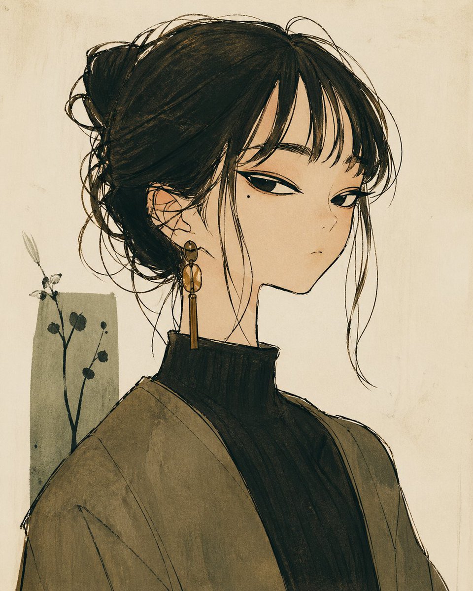 AI Prompt for Stylized Female Illustrations with Distorted Facial Features
