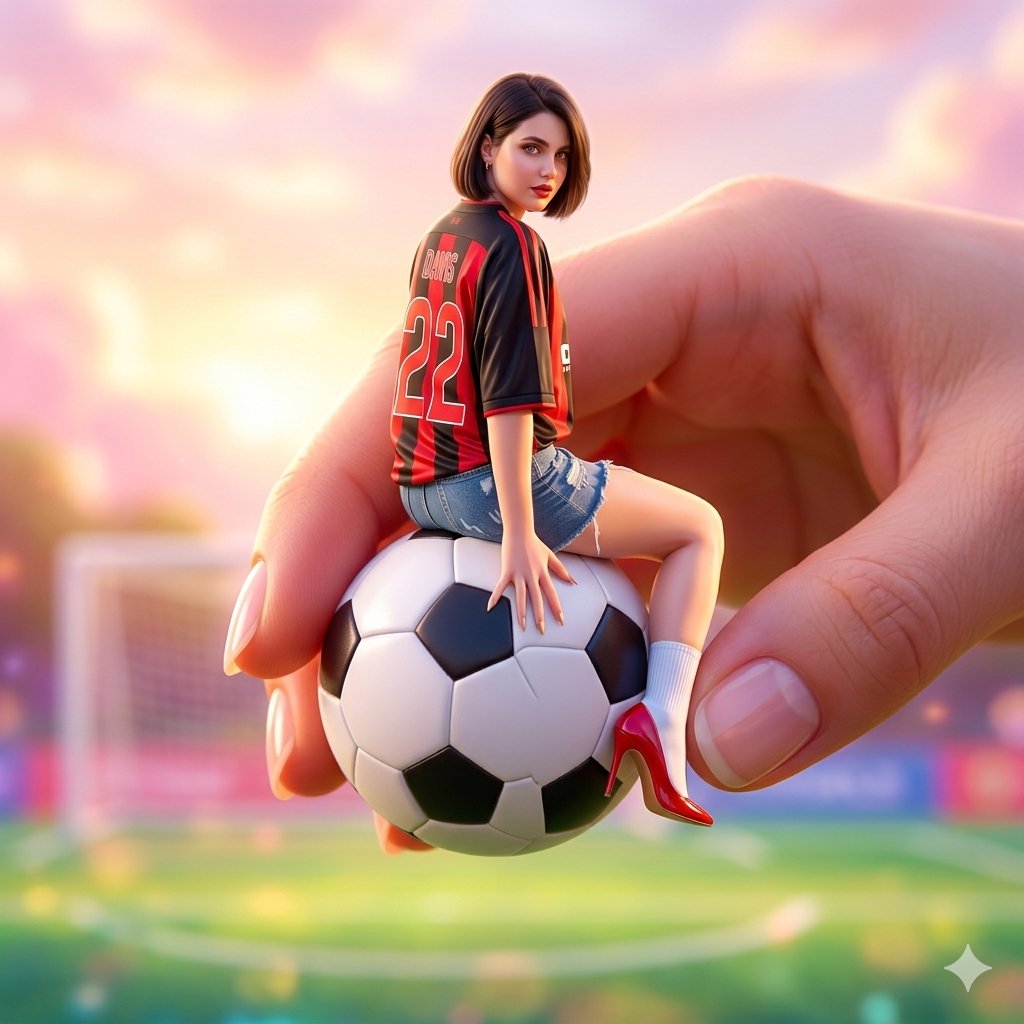 AI Prompt for Surreal 3D Rendering of Miniature Characters in Fantasy Settings