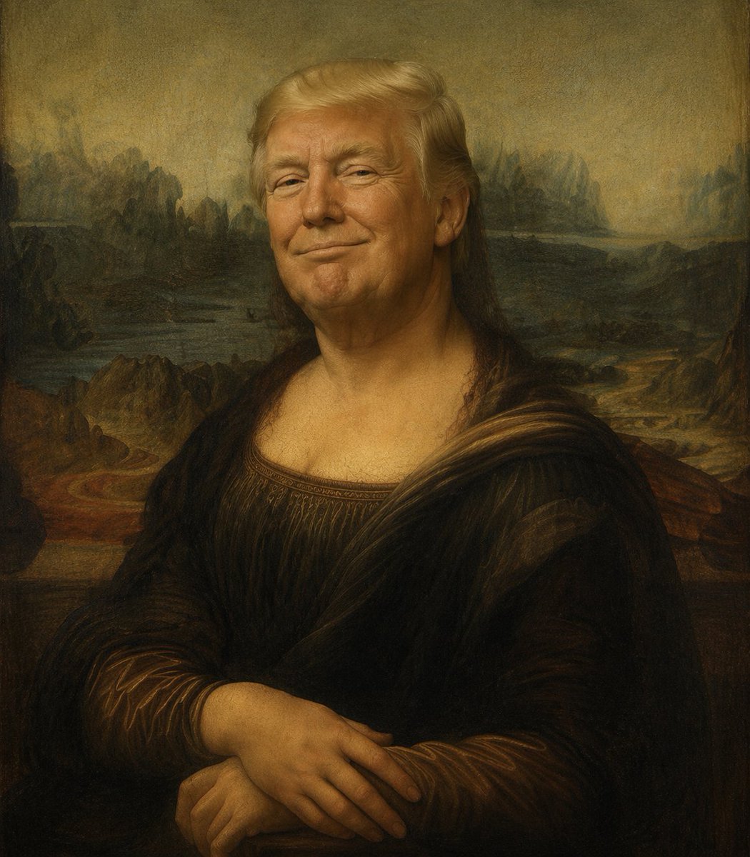 AI Prompt for Surreal Mona Lisa Oil Portrait with Censored Face