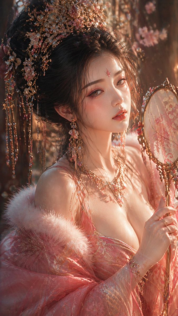 AI Prompt for Tang Dynasty Aesthetic 3D Illustration