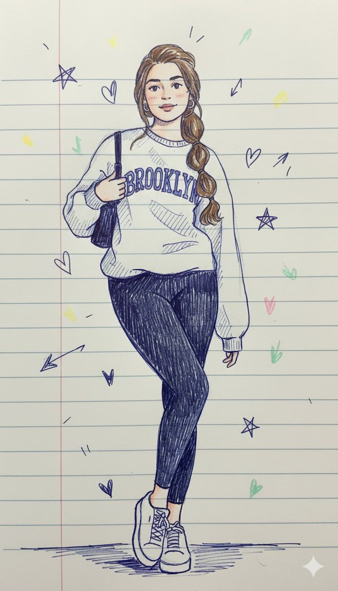 AI Prompt for Turning Images into Hand-Drawn Notebook Sketches