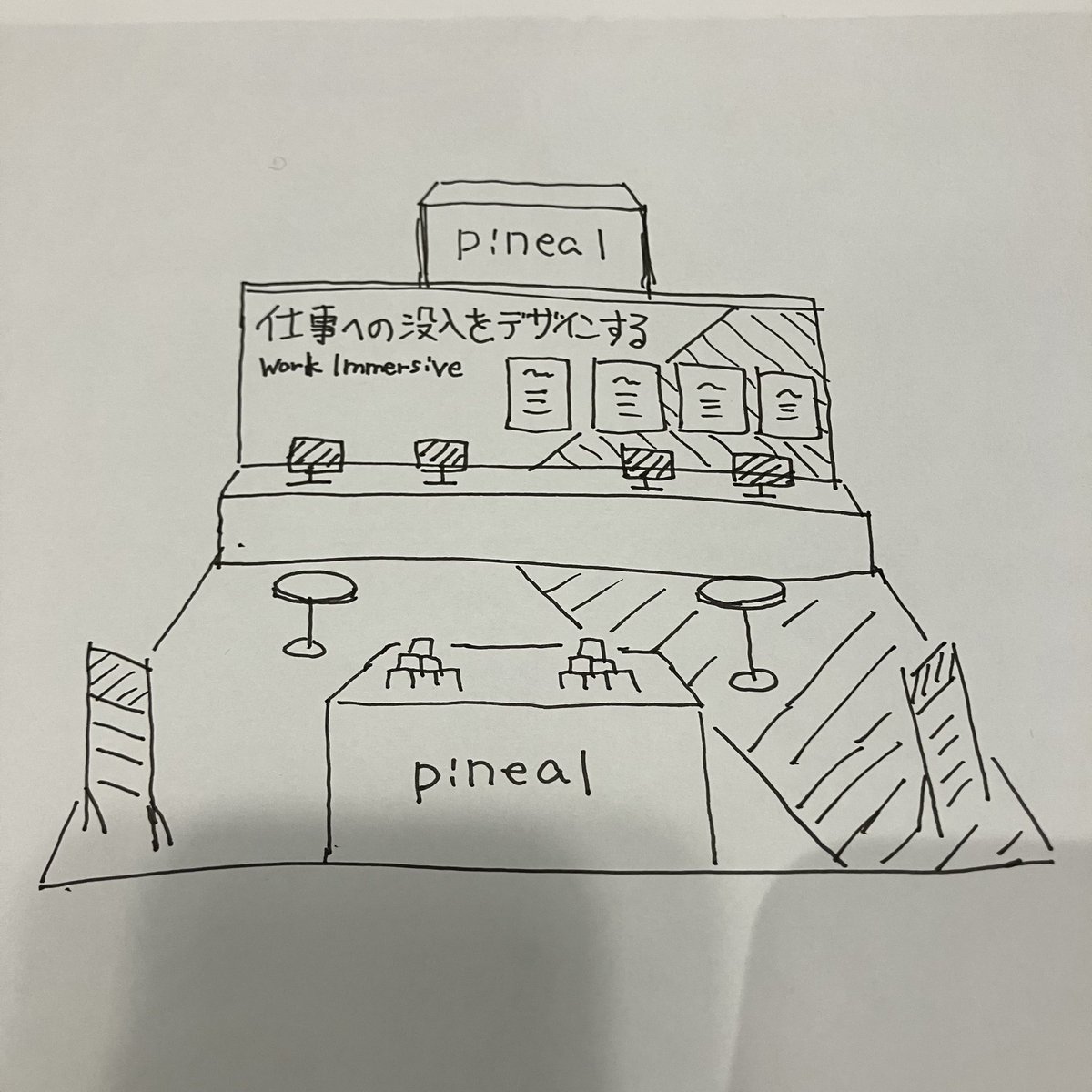 AI Prompt for Turning Rough Booth Sketches into Stunning Perspective Illustrations