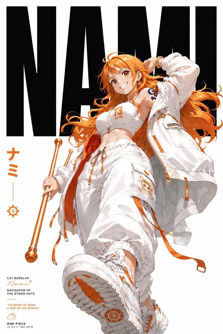 AI Prompt for Ultra-Detailed Anime Streetwear Poster with Dynamic Perspective and Bold Typography