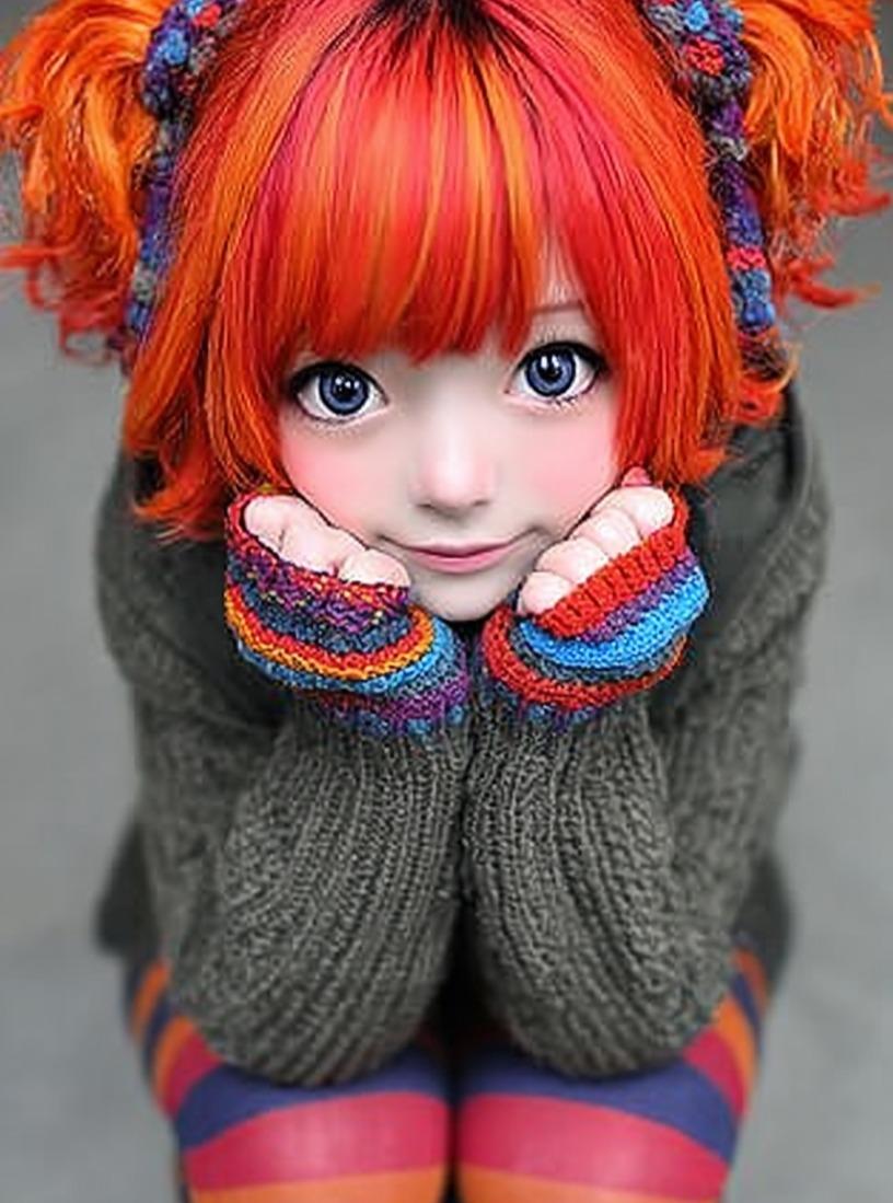 AI Prompt for Ultra Detailed Kawaii Doll Portrait with Magical Realism Aesthetic