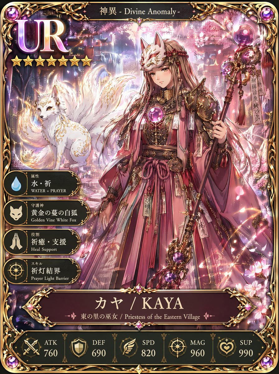 AI Prompt for Ultra-Rare Anime Fantasy Character Card Art