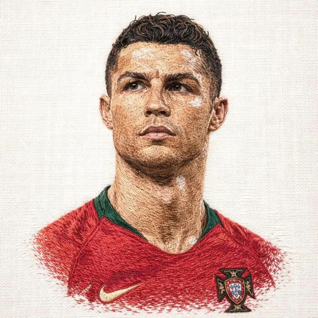 AI Prompt for Ultra-Realistic Footballer Portrait Illustration