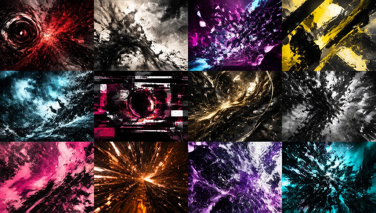 AI Prompt for Unique Abstract Energy Burst Wallpapers and Moodboards