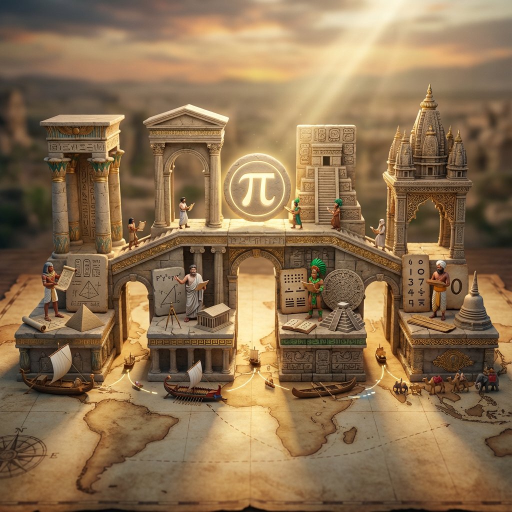 AI Prompt for Unique Infographic Art: Ancient Civilization Bridge