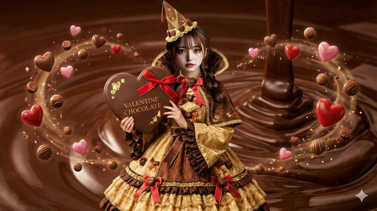 AI Prompt for Valentine's Day Wizard Chocolate Art