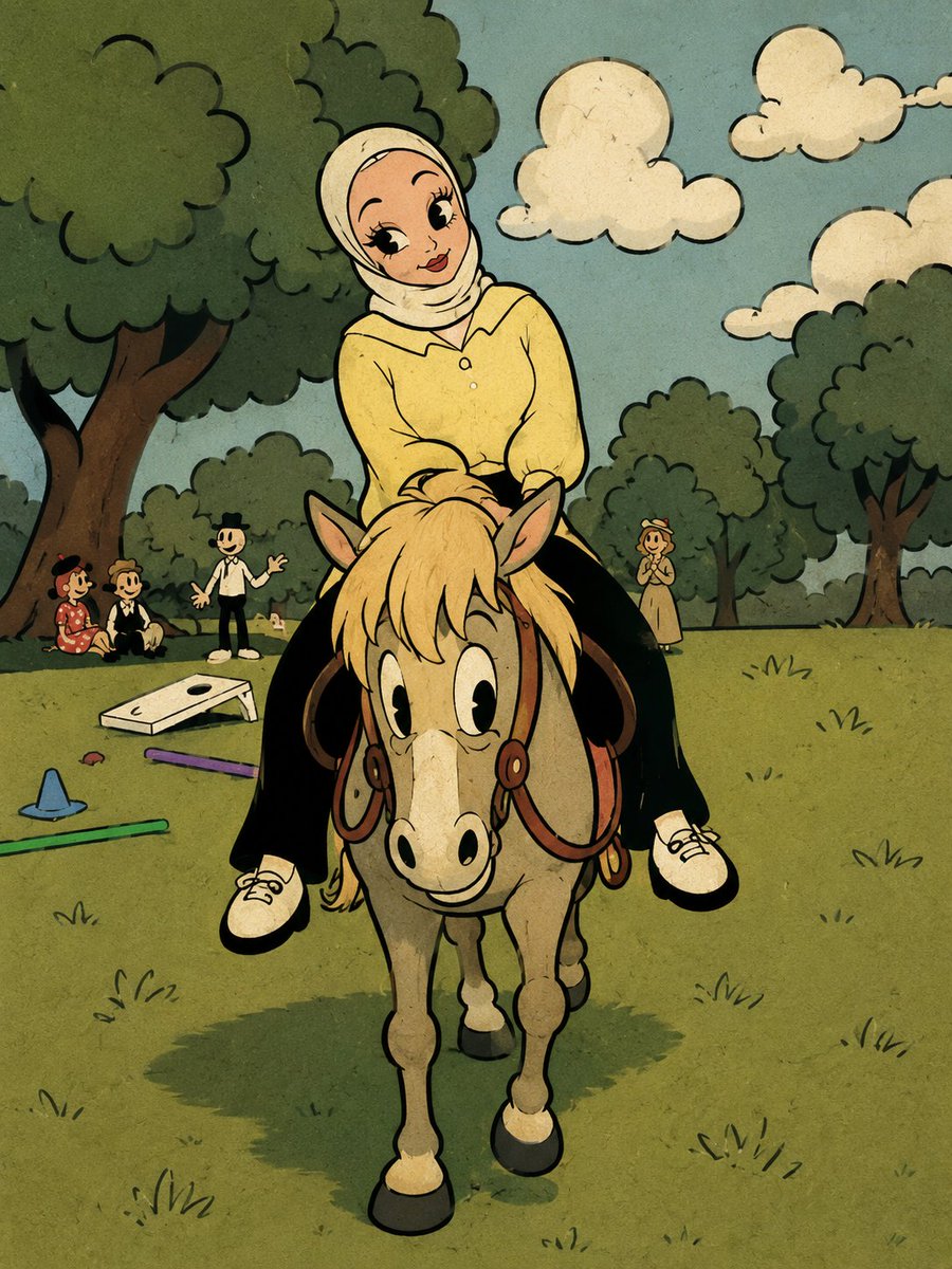 AI Prompt for Vintage Cartoon-Style Character Illustration