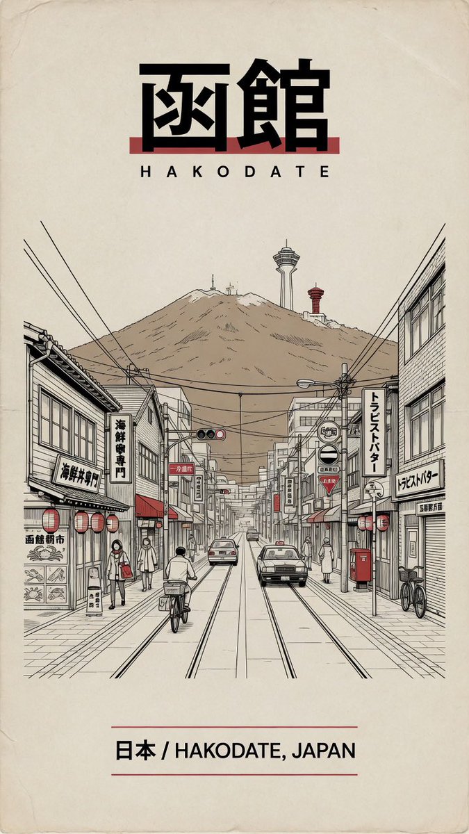 AI Prompt for Vintage Japanese Travel Poster Art
