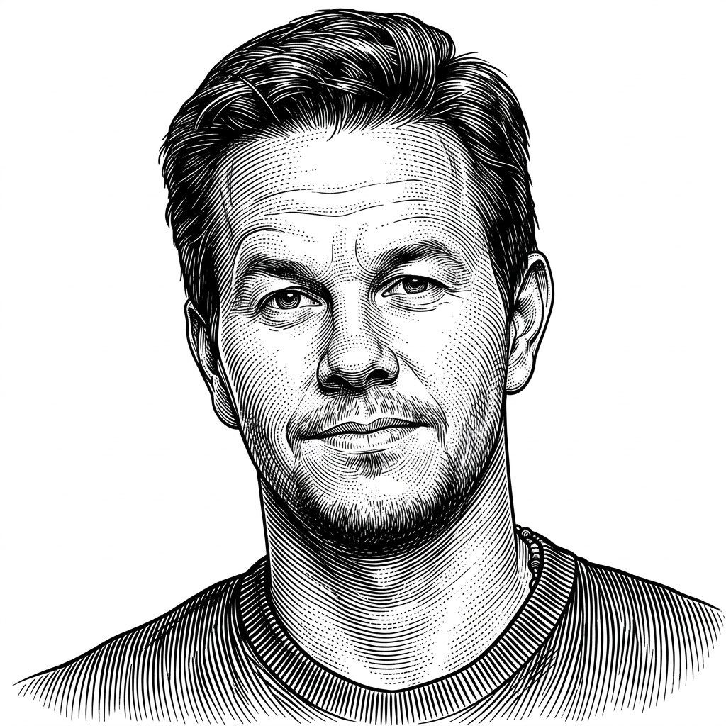 AI Prompt for Vintage Monochrome Portrait Illustration