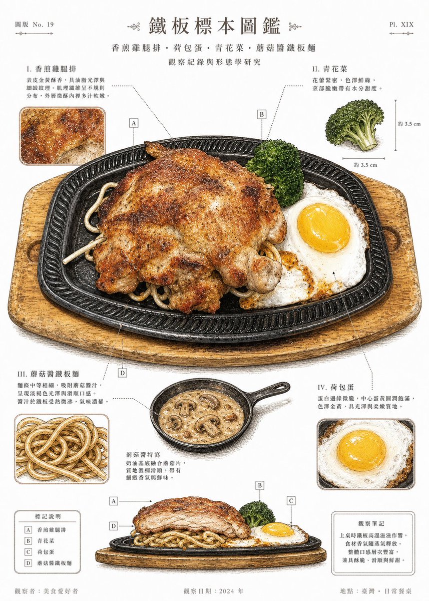 AI Prompt for Vintage-Style Food Illustrations with Ingredient Callouts