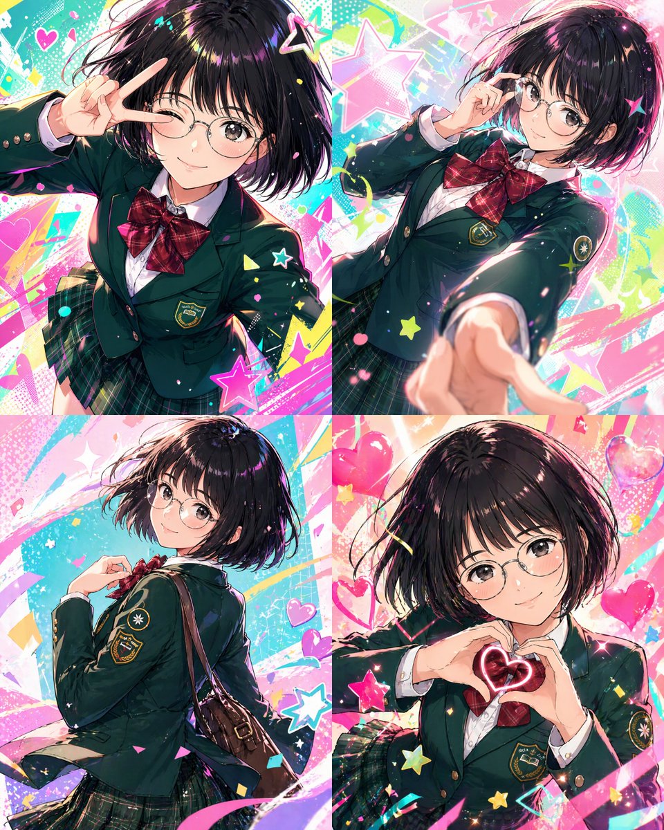 AI Prompt for Vtuber Character Design with Bold Composition