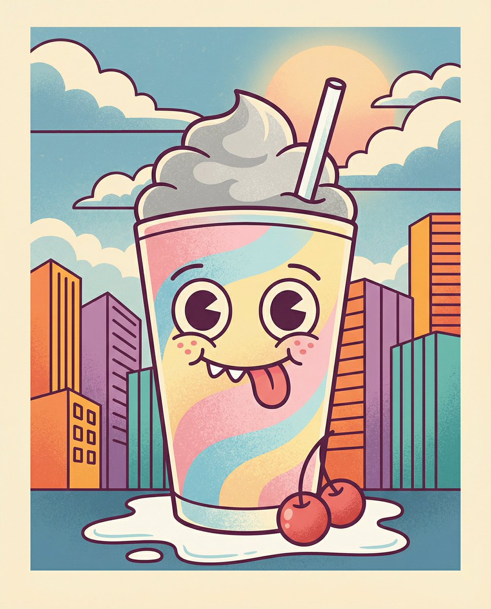 AI Prompt for Whimsical Cartoon Illustrations with Urban Backgrounds
