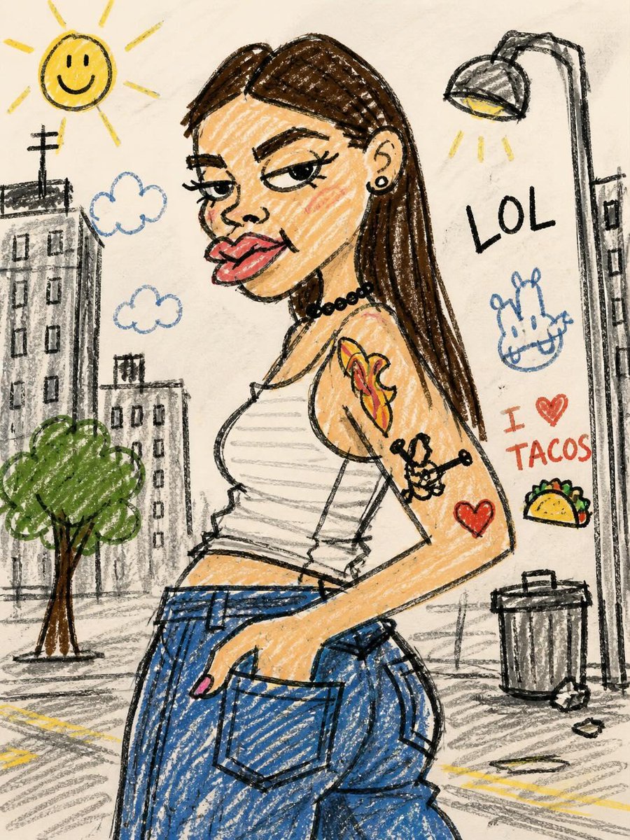 AI Prompt for Whimsical, Childlike Doodle Portraits